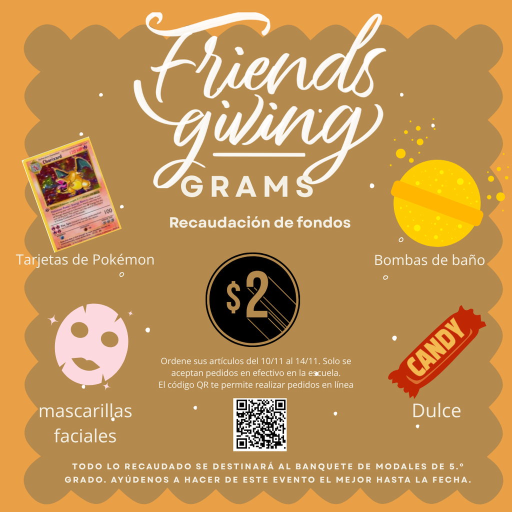 Friendsgiving Grams Flyer