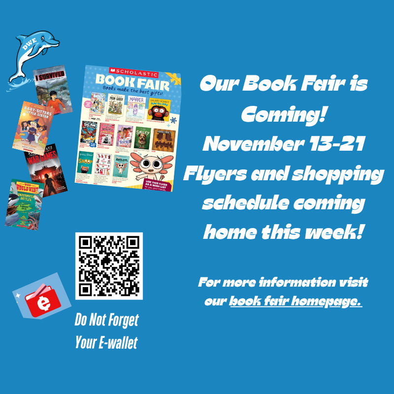 Book Fair coming soon! Nov. 13-21