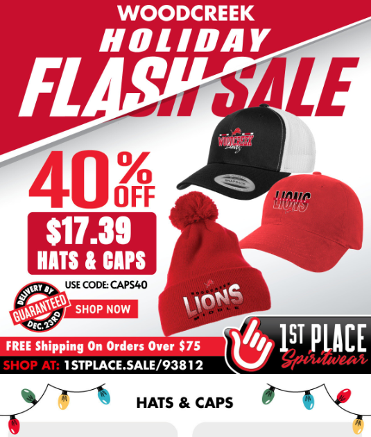 WMS hat sale