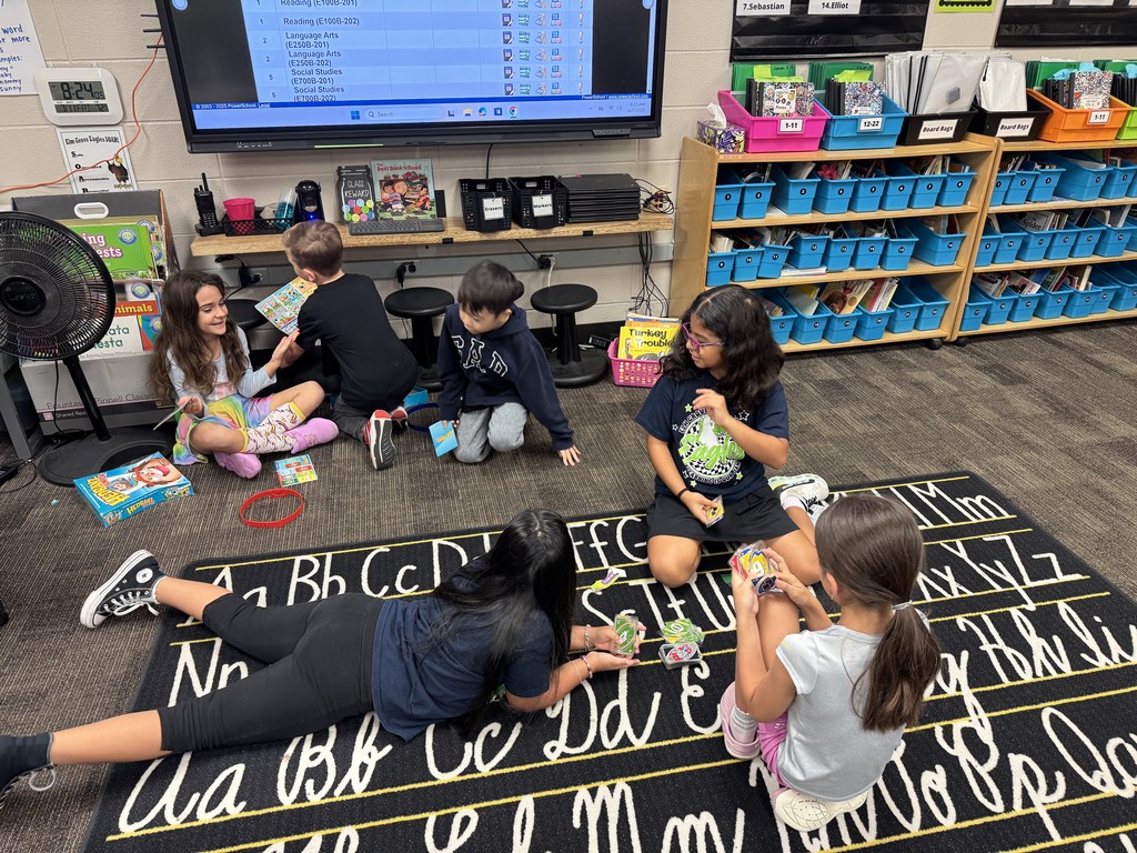 Second Grade Board Game Day!