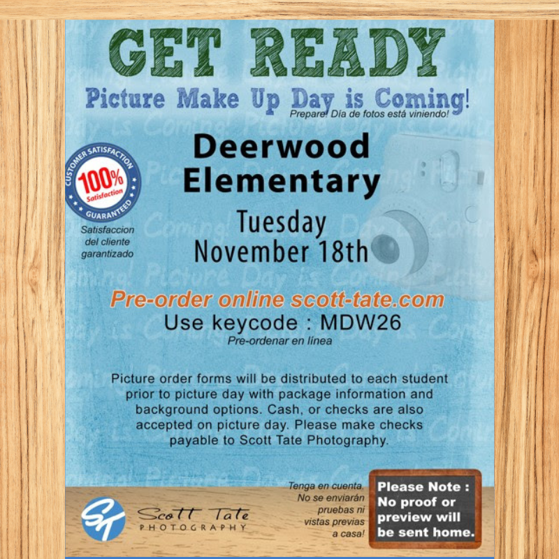 Picture Make-Up Day 11/18/25