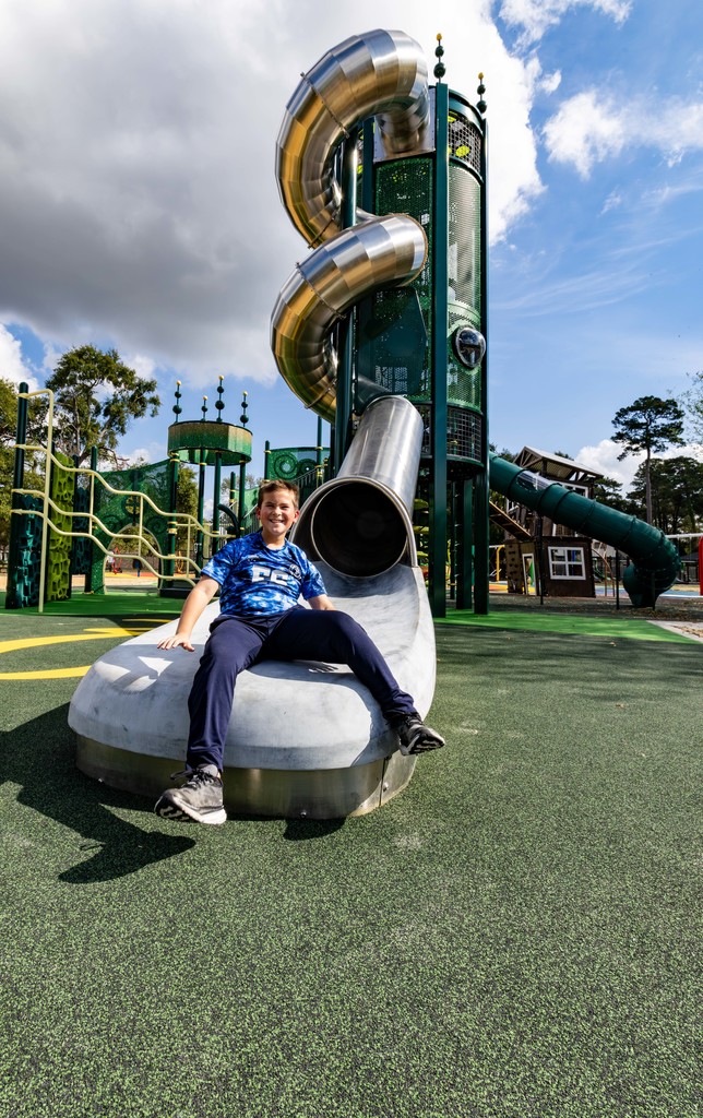 Wizard Of Oz Themed Playground opens at Greentree Elementary School. 
