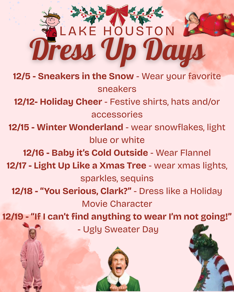 Dress up days social media list