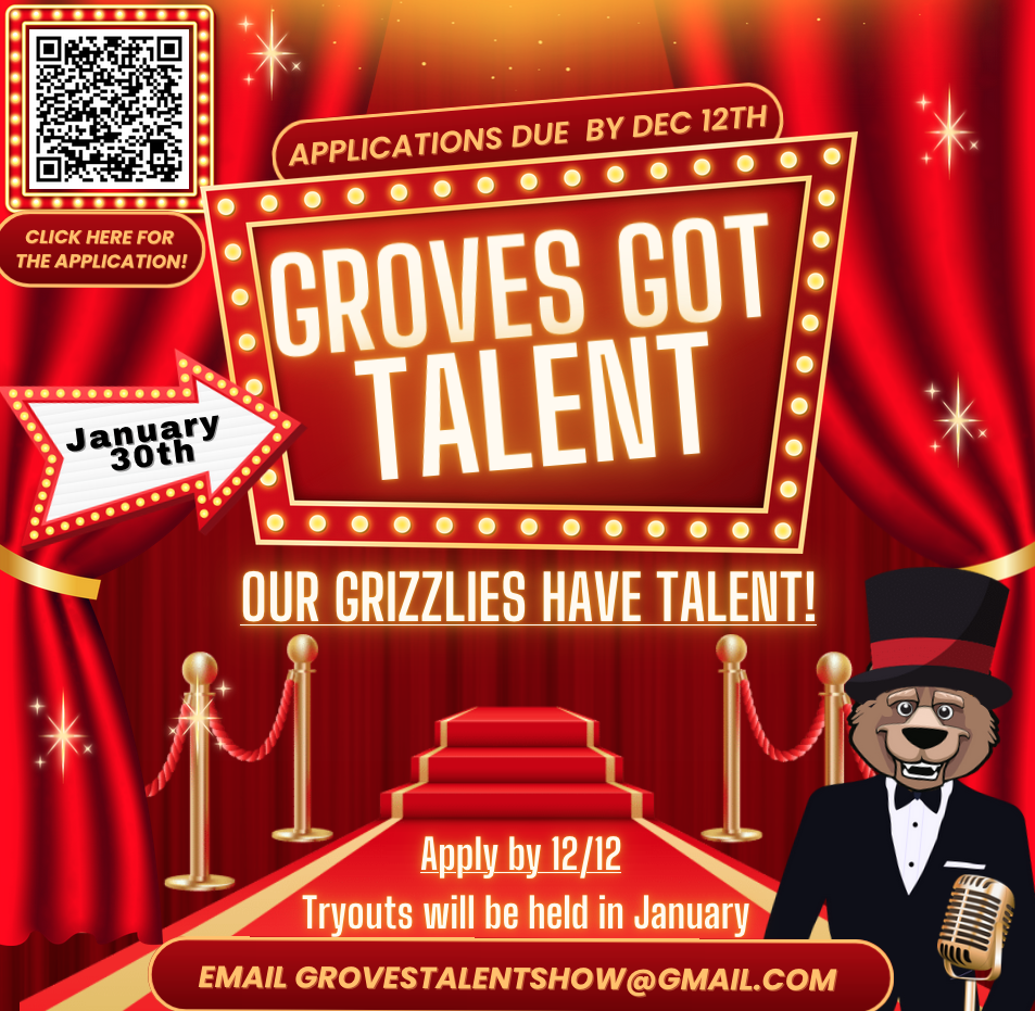 Groves Got Talent Applications open now until December 12