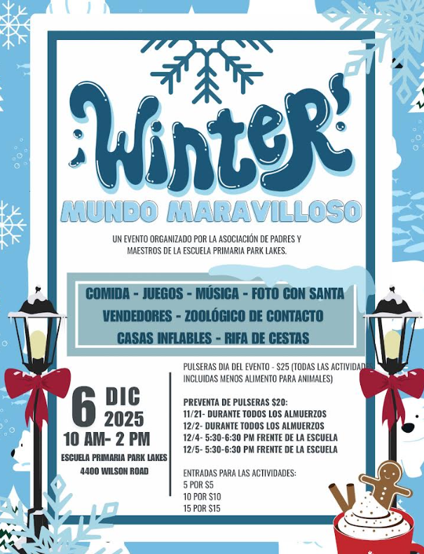 Winter Wonderland Flyer in Spanish