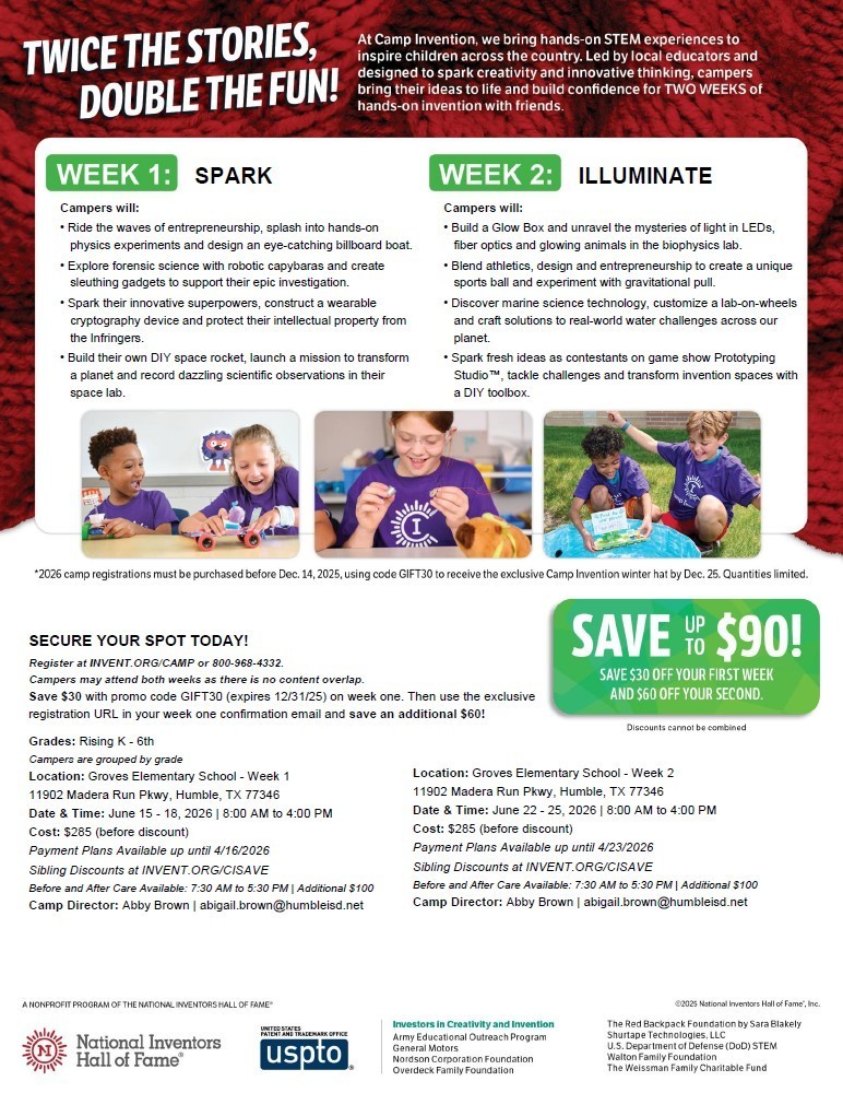 Gift Experience info