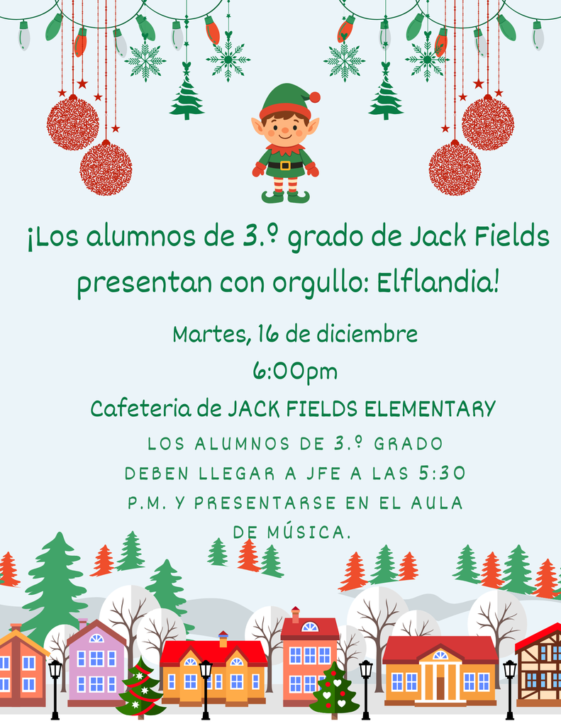 3rd grade musical -spanish