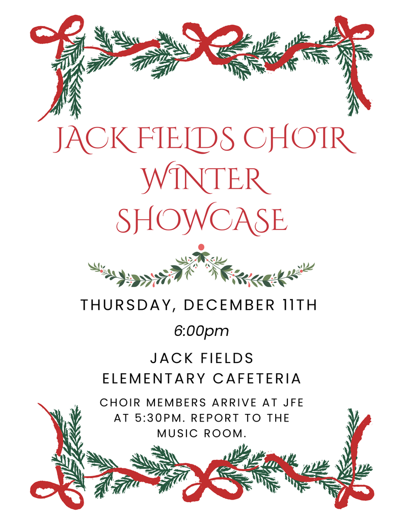 Winter showcase flyer