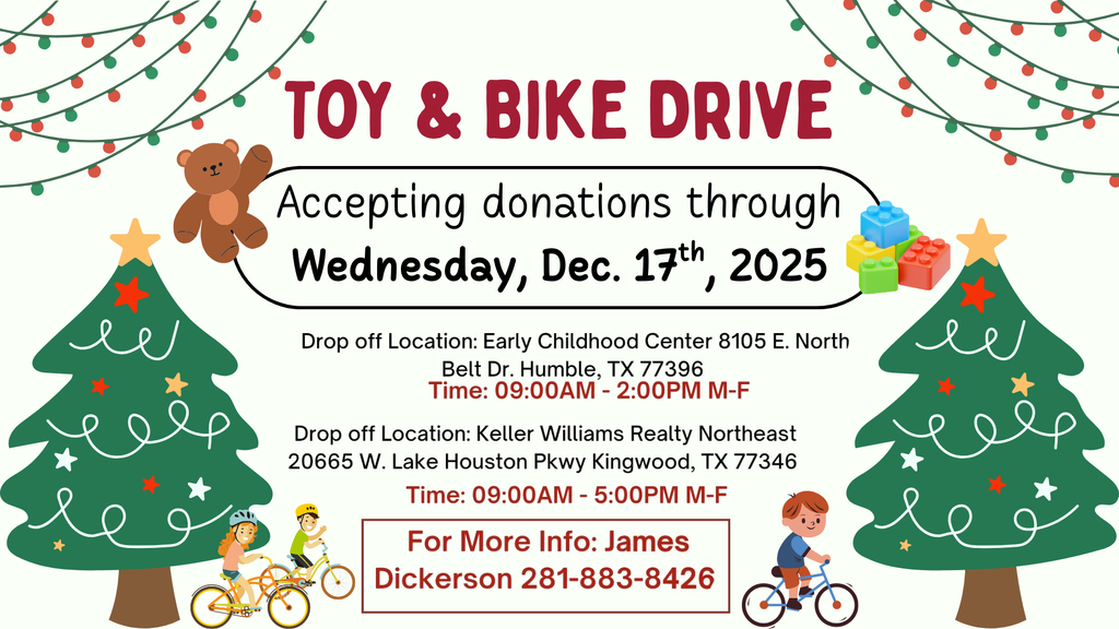 Toy & Bike drive graphic
