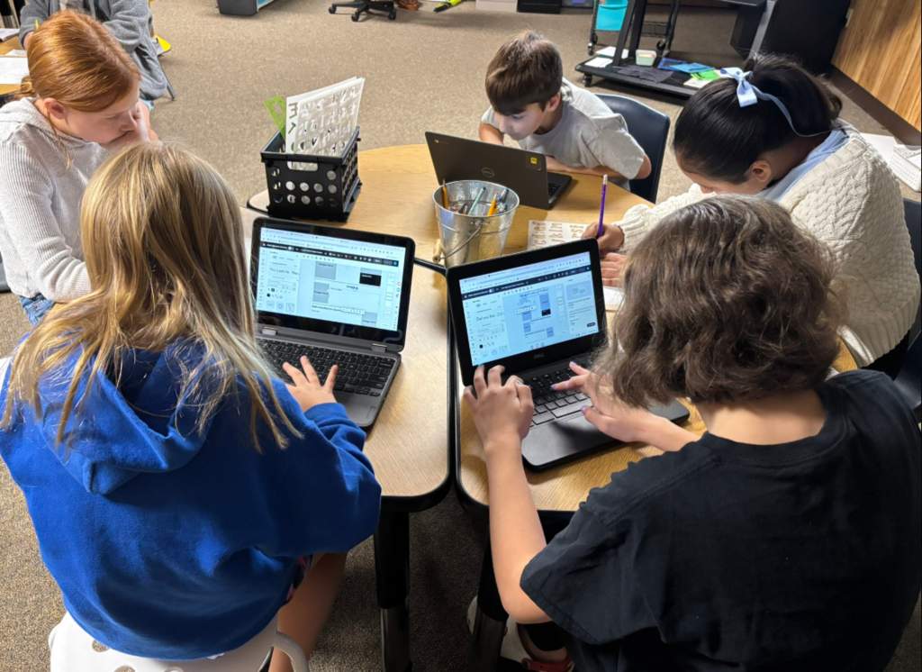 5th grade students working on depth and complexity