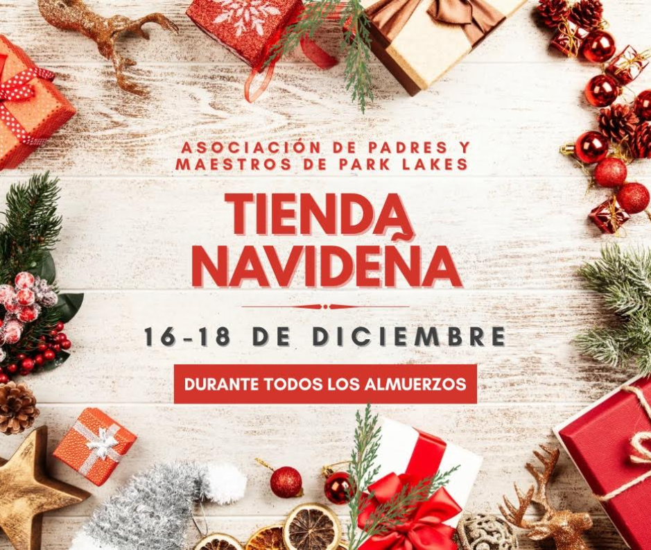 Holiday Shop Flyer in Spanish