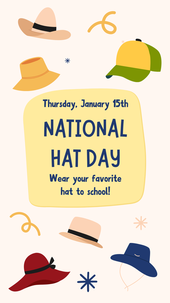 National Hat Day graphic