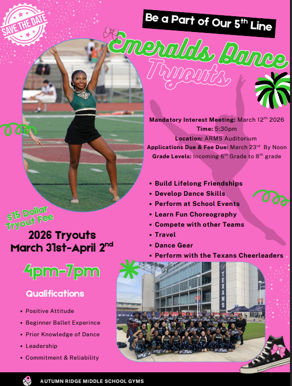 Emeralds 2026 Tryouts