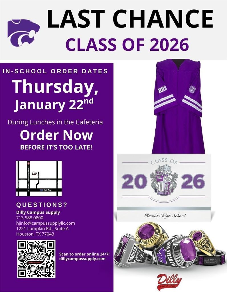 Last Chance flier for graduating seniors.