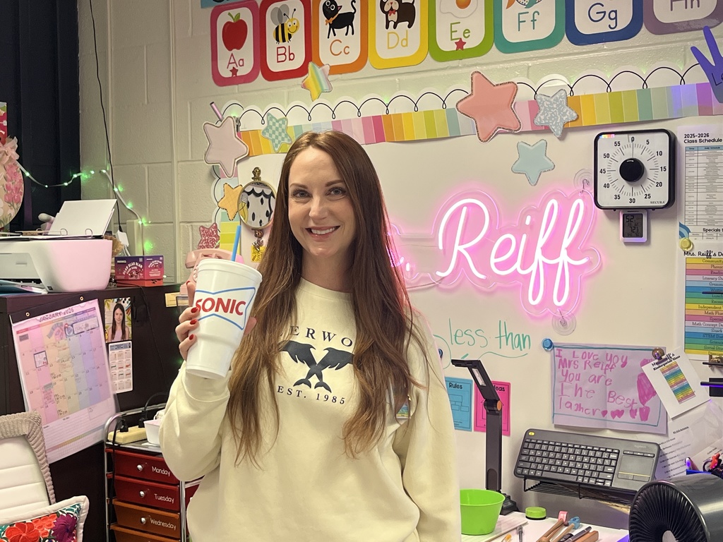 PTA treating our staff to Sonic drinks.