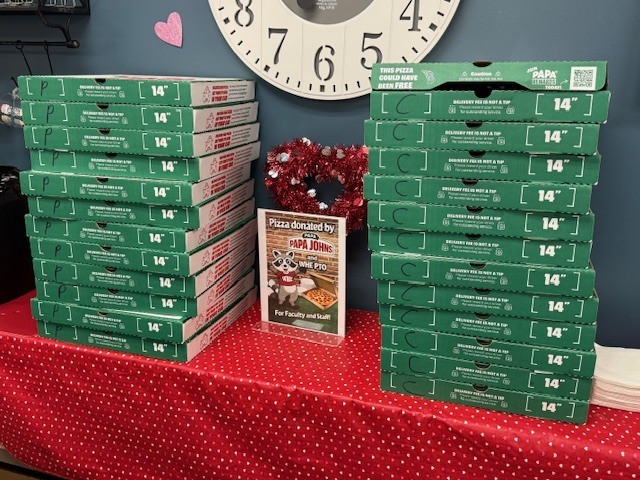 Papa Johns Lunch Donation