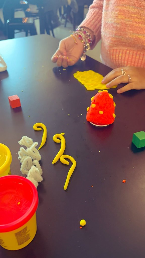 Picture of student weathering and erosion model.