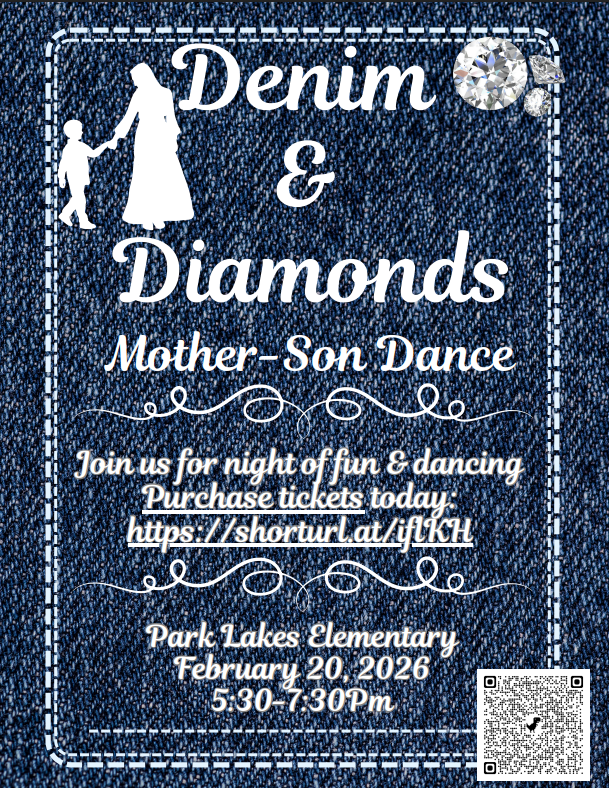 Denim and Diamonds Mother Son Dance Flyer