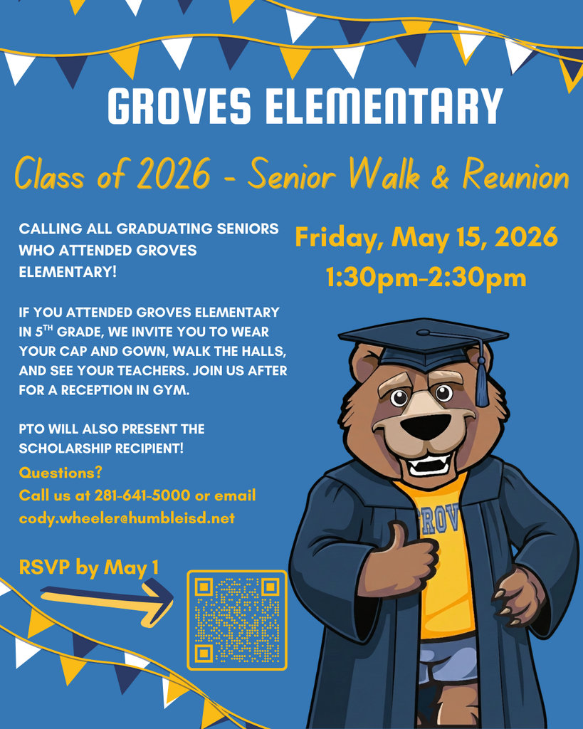 Groves Elementary Calss of 2026 Senior Walk & Reunion