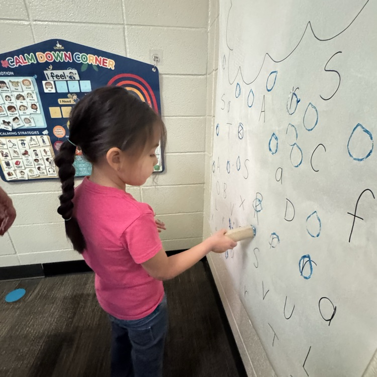 student finding r rain drops