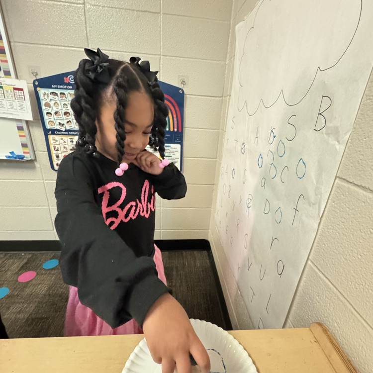 student finding r rain drops