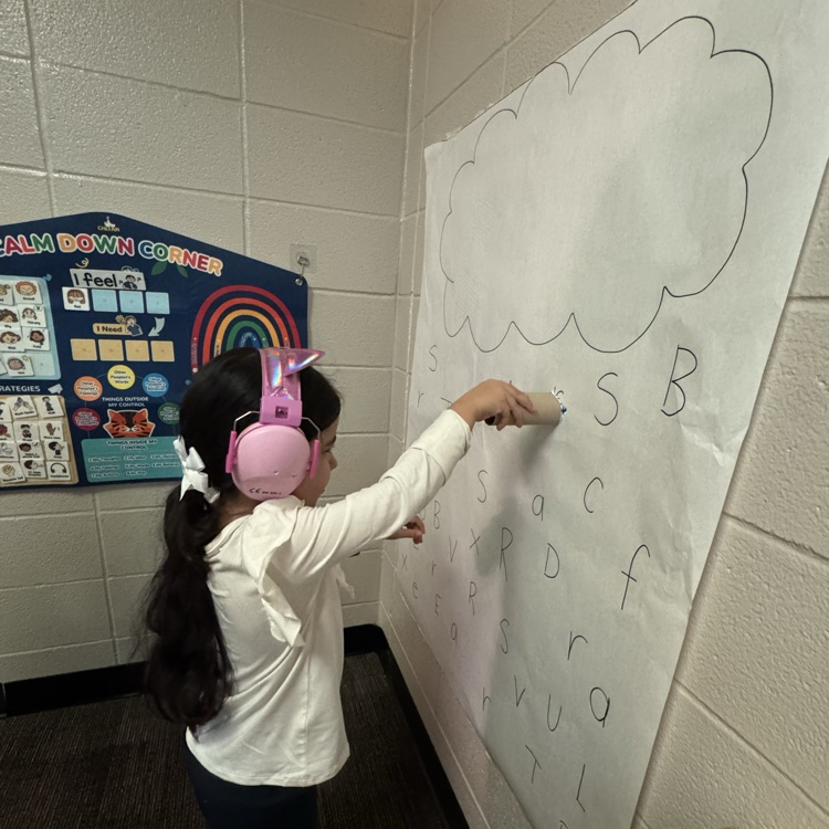 student finding r rain drops