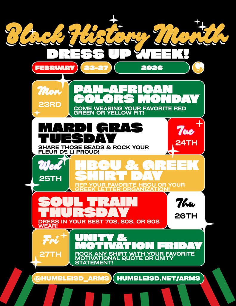 BLack History Dress up days