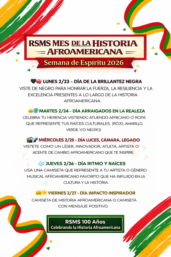 Black History Spirit Week (Spanish)