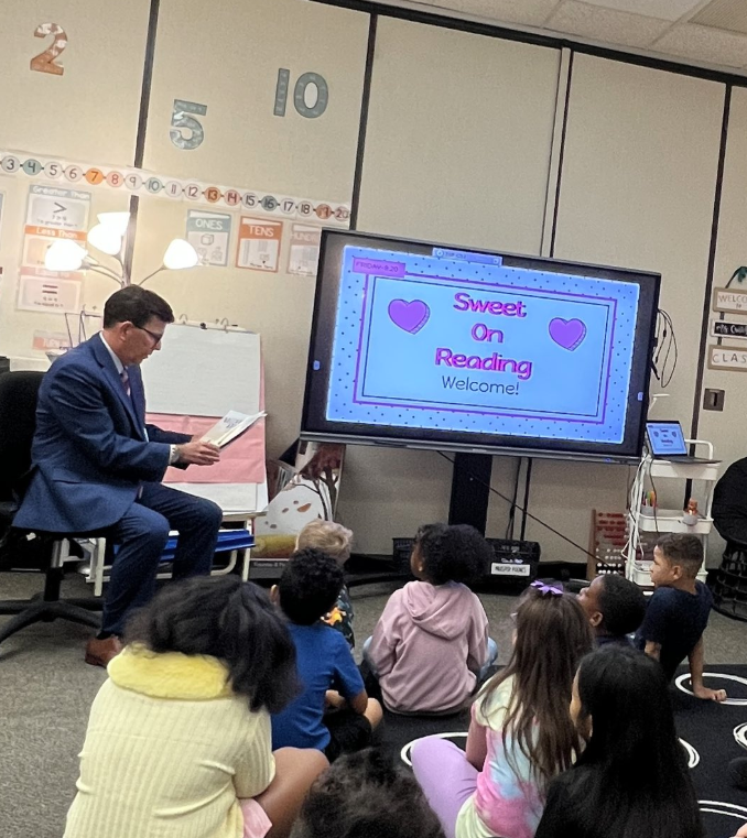 Sweet on Reading with Dr. Brown