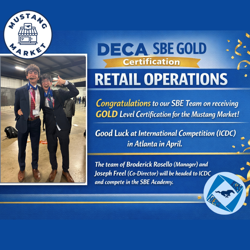 DECA SBE GOLD CERTIFICATION 2026