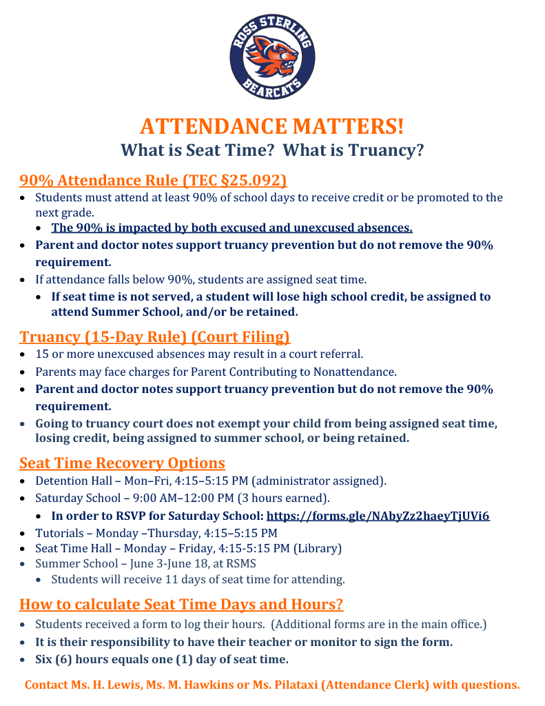 Attendance One Pager