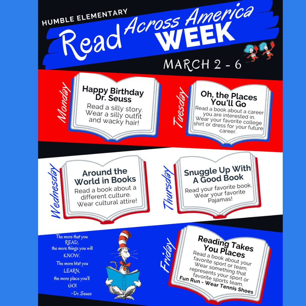 Read Across America Week - English