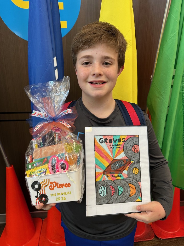 2025-2026 Yearbook Cover Art Winners - 5th grade