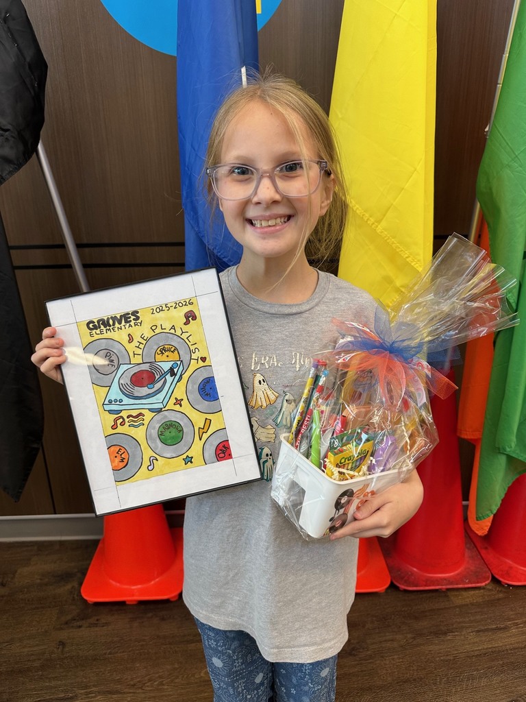 2025-2026 Yearbook Cover Art Winners - 4th grade