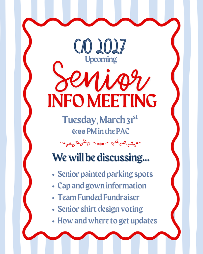 CO 2027 Senior Info Meeting