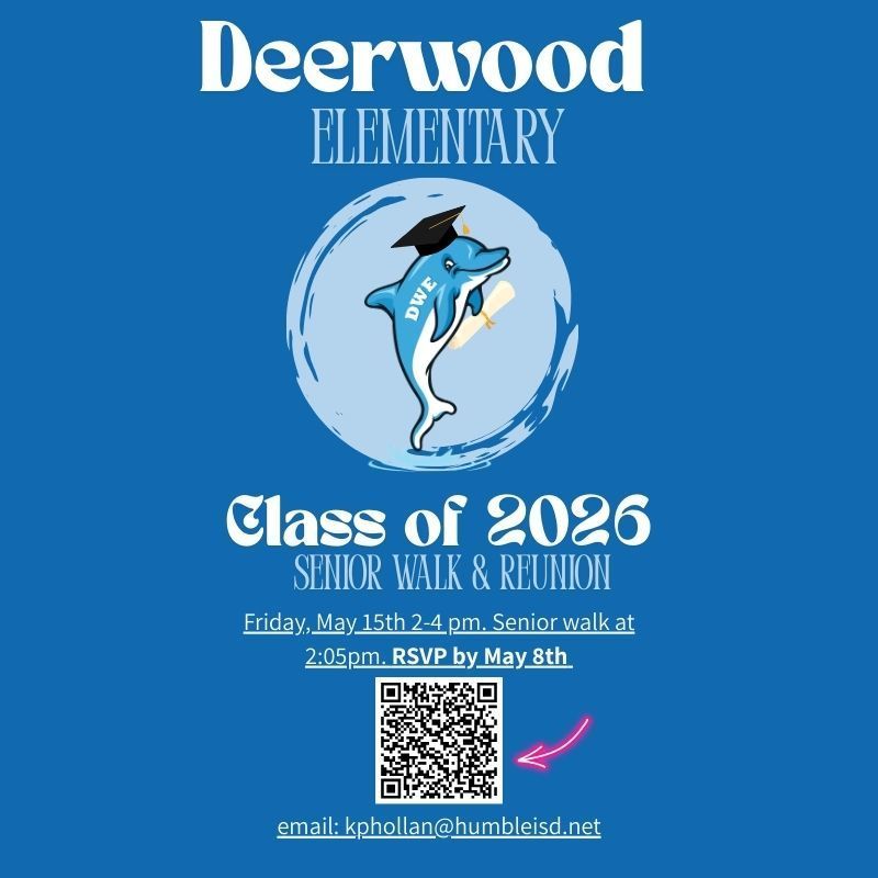 DWE Senior Walk & Reunion May 15th at 2:00