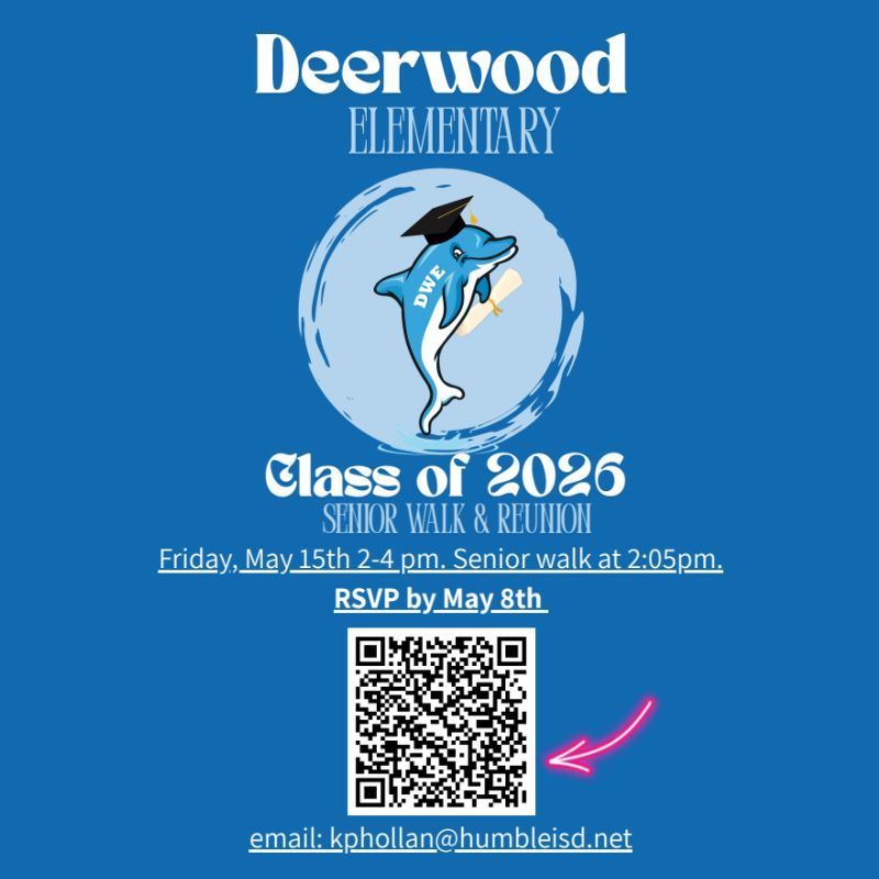 DWE Senior Walk & Reunion May 15th at 2:00