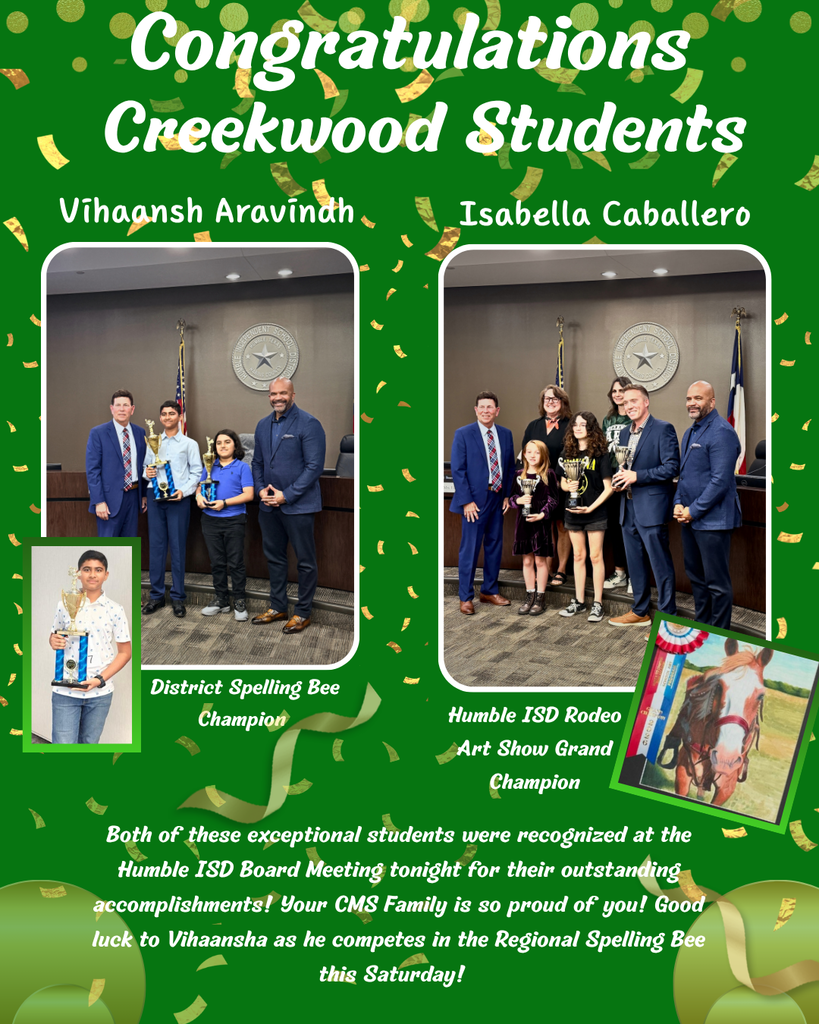 Congratulations Creekwood Students!