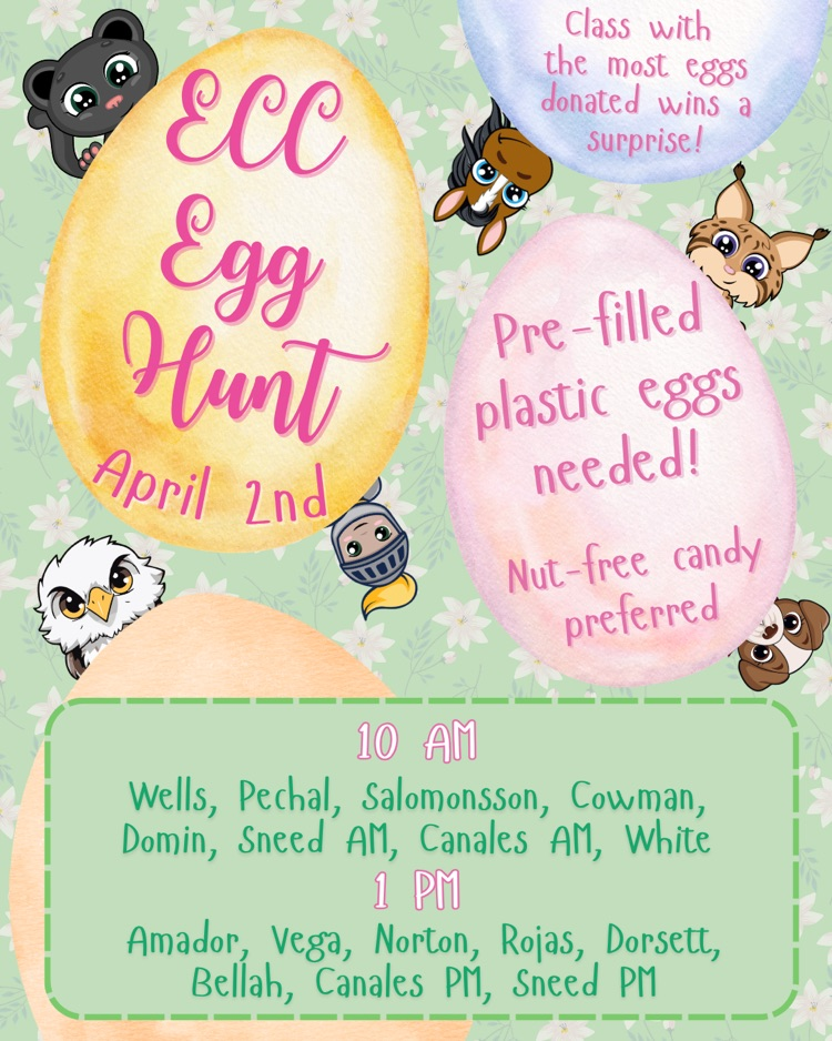 egg hunt flyer