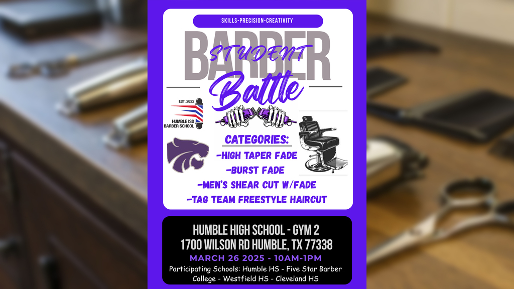 Barber Battle flier
