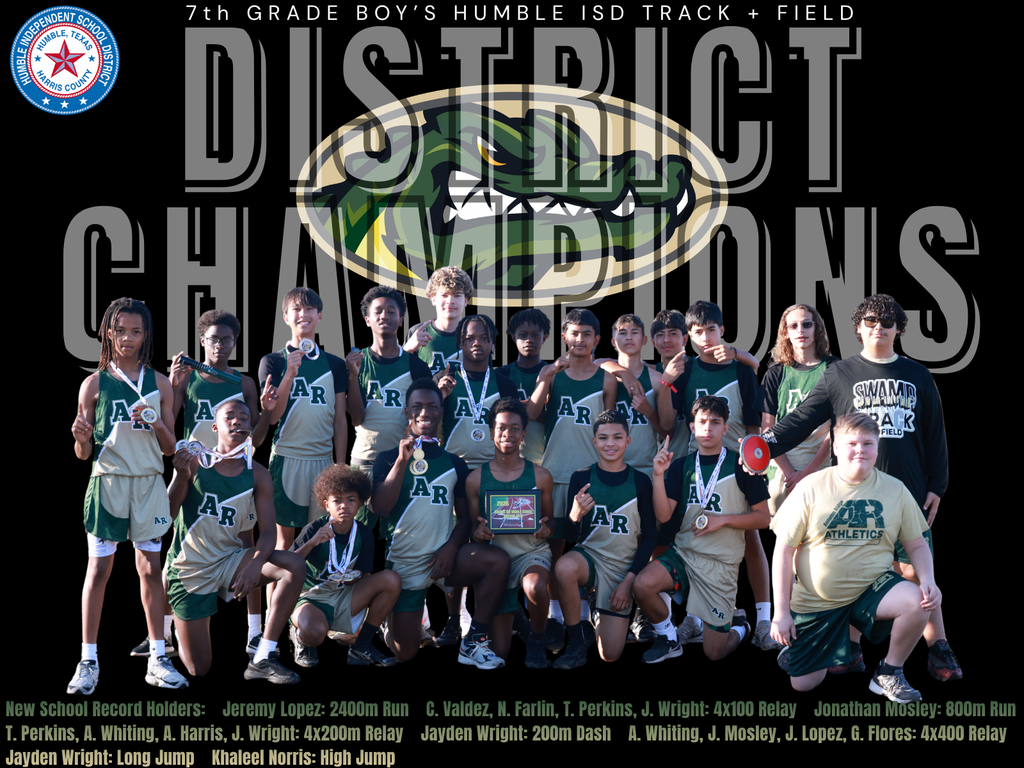 Track Field District Champs