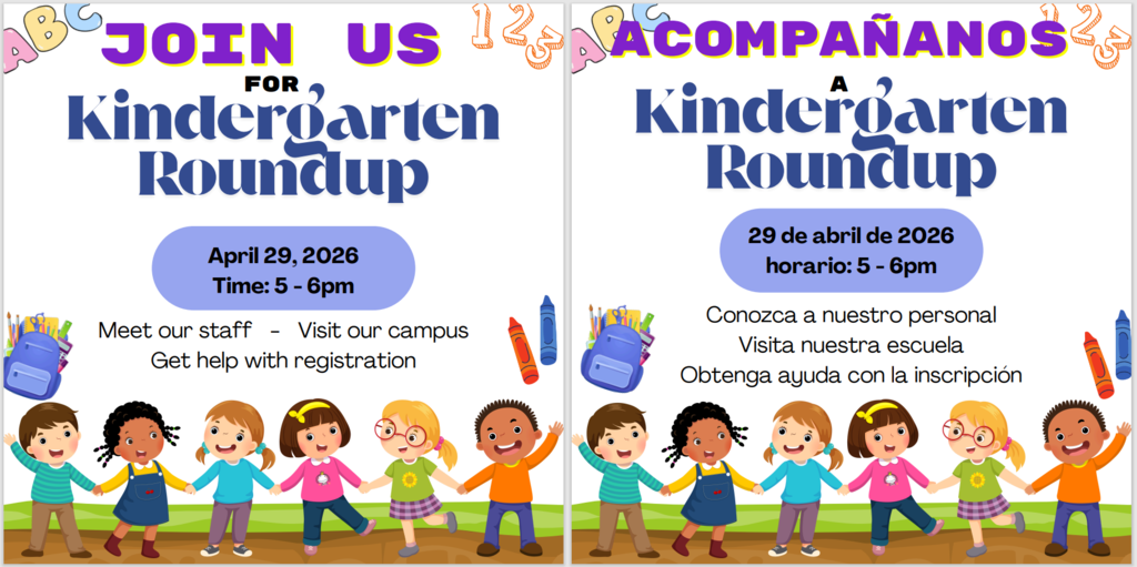LLE Kindergarten RoundUp @ 5pm