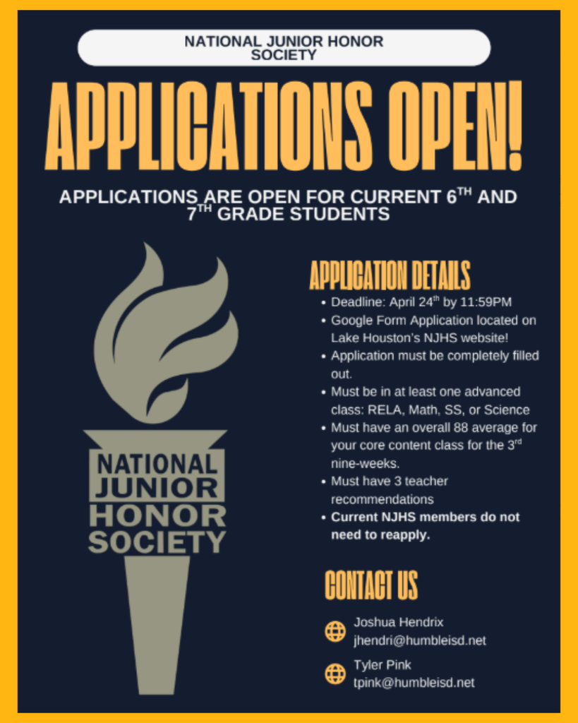 NJHS application 