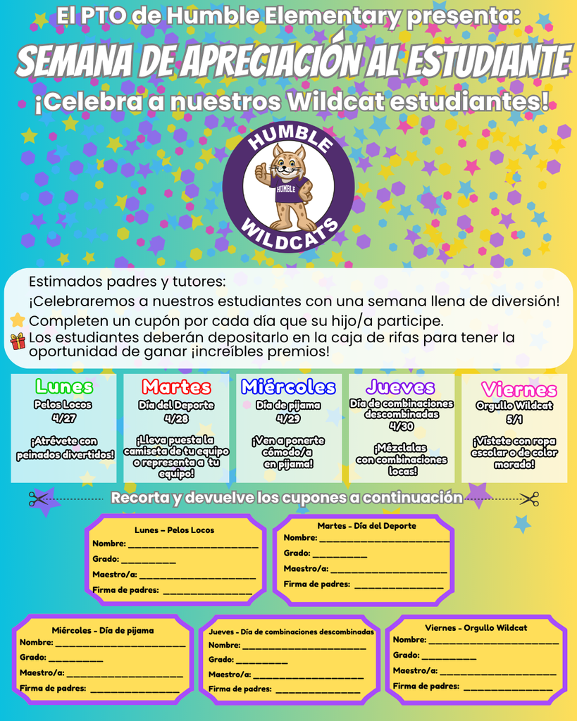 Student Appreciation Week - Spanish