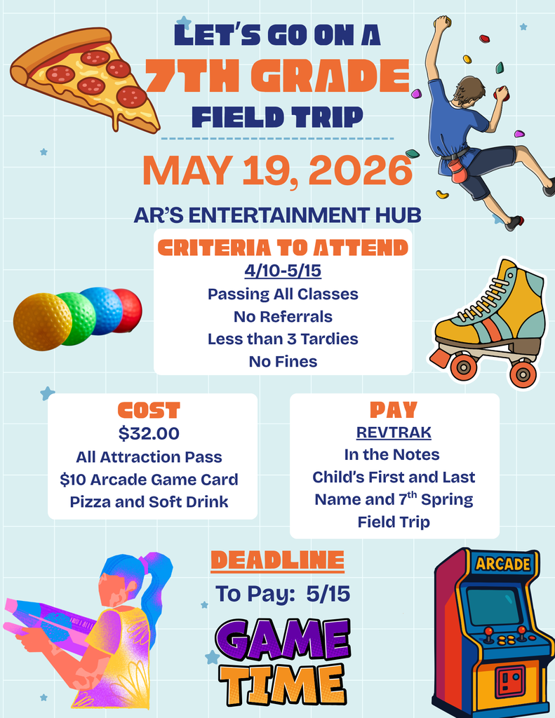 7th Grade Class' Spring Field Trip