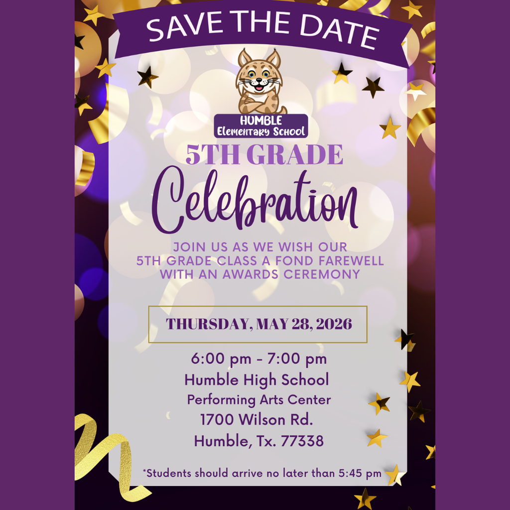 5th grade Celebration - English
