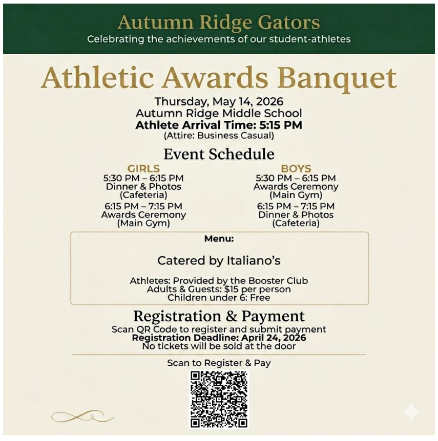 Athletic Banquet 2026