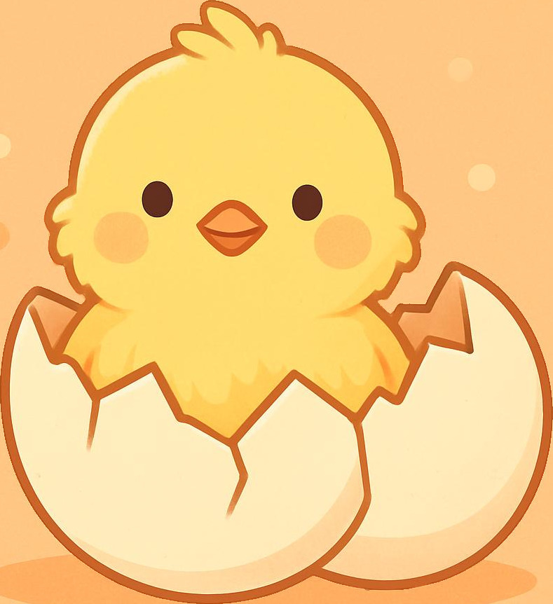 Baby Chick Hatching Artwork
