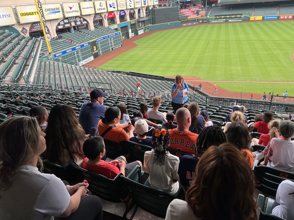 2nd Grade Astros Field Trip