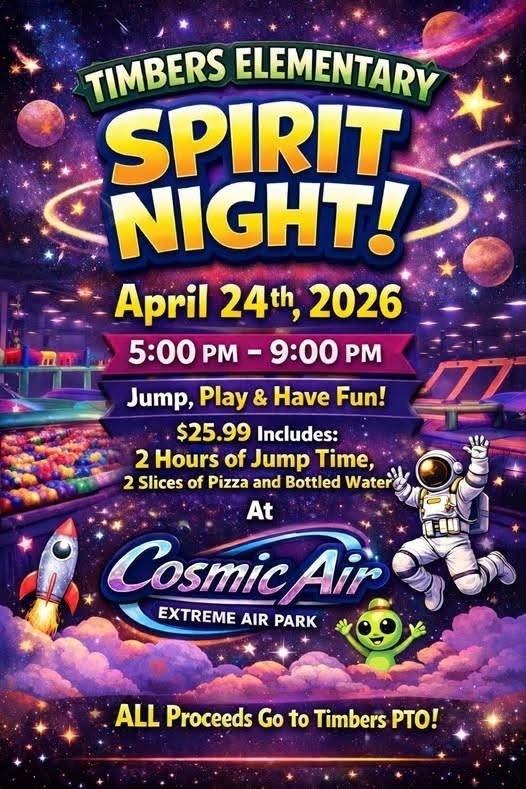 Timbers PTO Cosmic Air Fundraiser